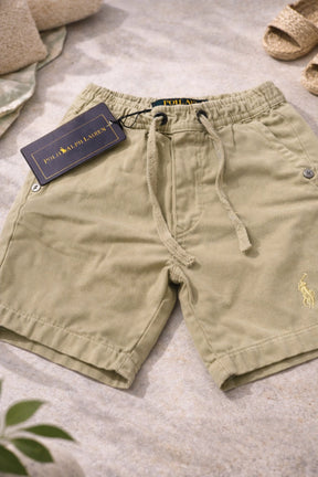 Bermuda Infantil Bege Casual Premium
