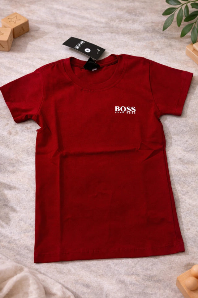 Camiseta Infantil Vermelha Premium