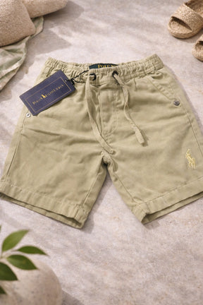 Bermuda Infantil Bege Casual Premium