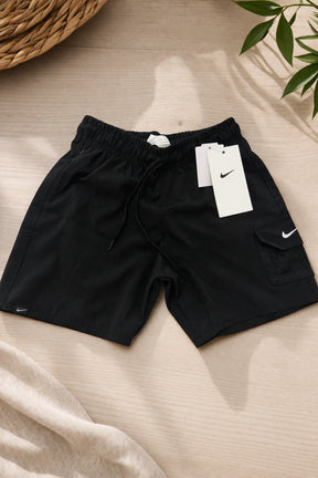 Bermuda Infantil Preta Esportiva Premium