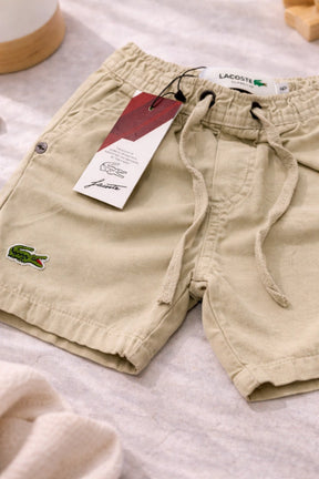 Bermuda Infantil Bege Casual Premium