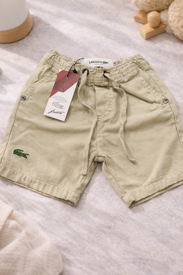 Bermuda Infantil Bege Casual Premium