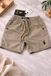 Bermuda Infantil Bege Casual Premium