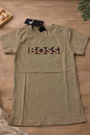 Camiseta Infantil Bege Premium
